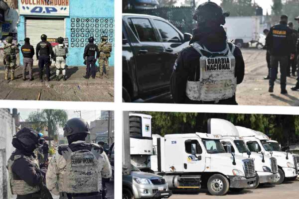 Edomex: Operación Senda contra el robo al transporte de carga deja 68 detenidos y 137 inmuebles asegurados