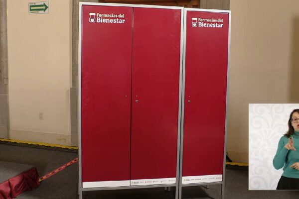 Gabinetes de la Farmacia del Bienestar para medicamentos