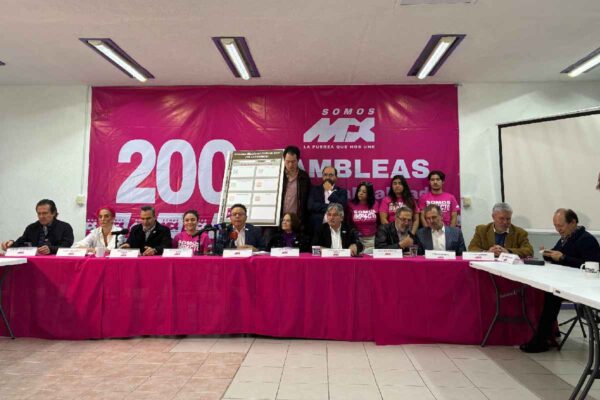 Somos México avanza en proceso para convertirse en partido político: le faltan 115 mil afiliaciones