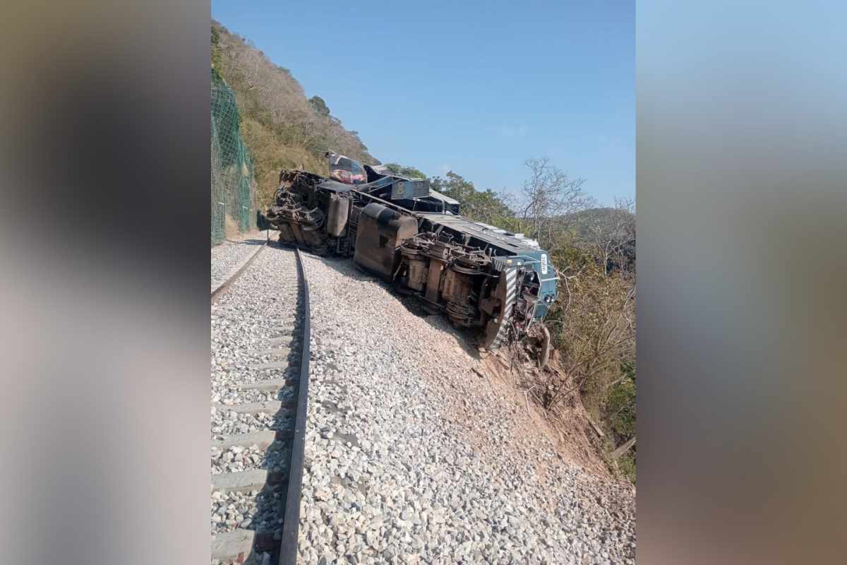 Tren Interoceánico descarrilado Oaxaca