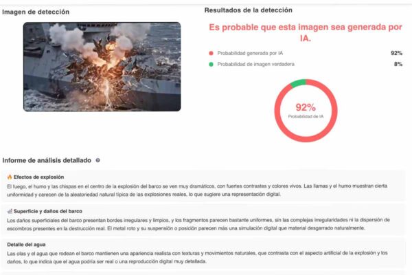 Fuente: Resultados que arrojó la herramienta Decopy AI.