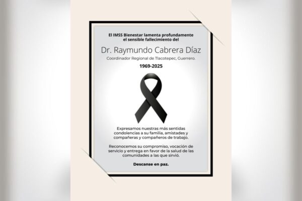 asesinato coordinador imss-bienestar Guerrero