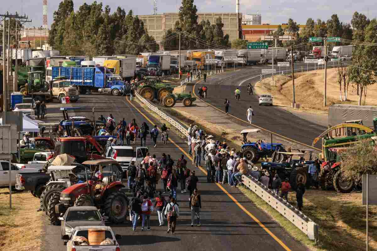 campesinos bloqueos ley aguas