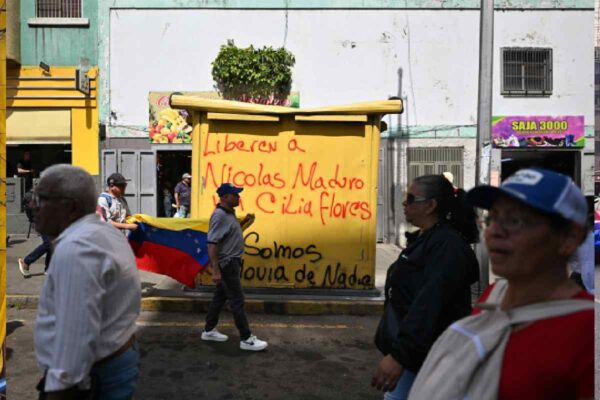 Calles de Venezuela mensajes liberación maduro