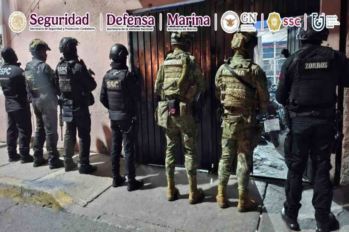 Detienen a cinco presuntos integrantes de “Los Kena” en Coyoacán; son ligados a la Unión Tepito