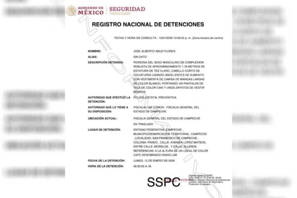 Detienen a rector de la Universidad Autónoma de Campeche por presunta posesión de drogas; acusan captura injustificada