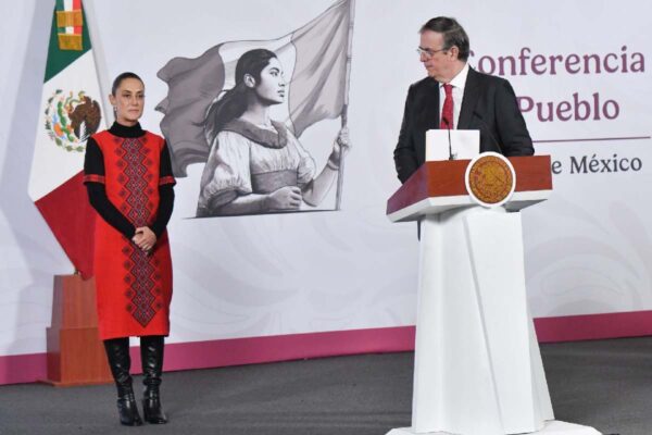 Ebrard Sheinbaum t-mec-revisión EU Canadá