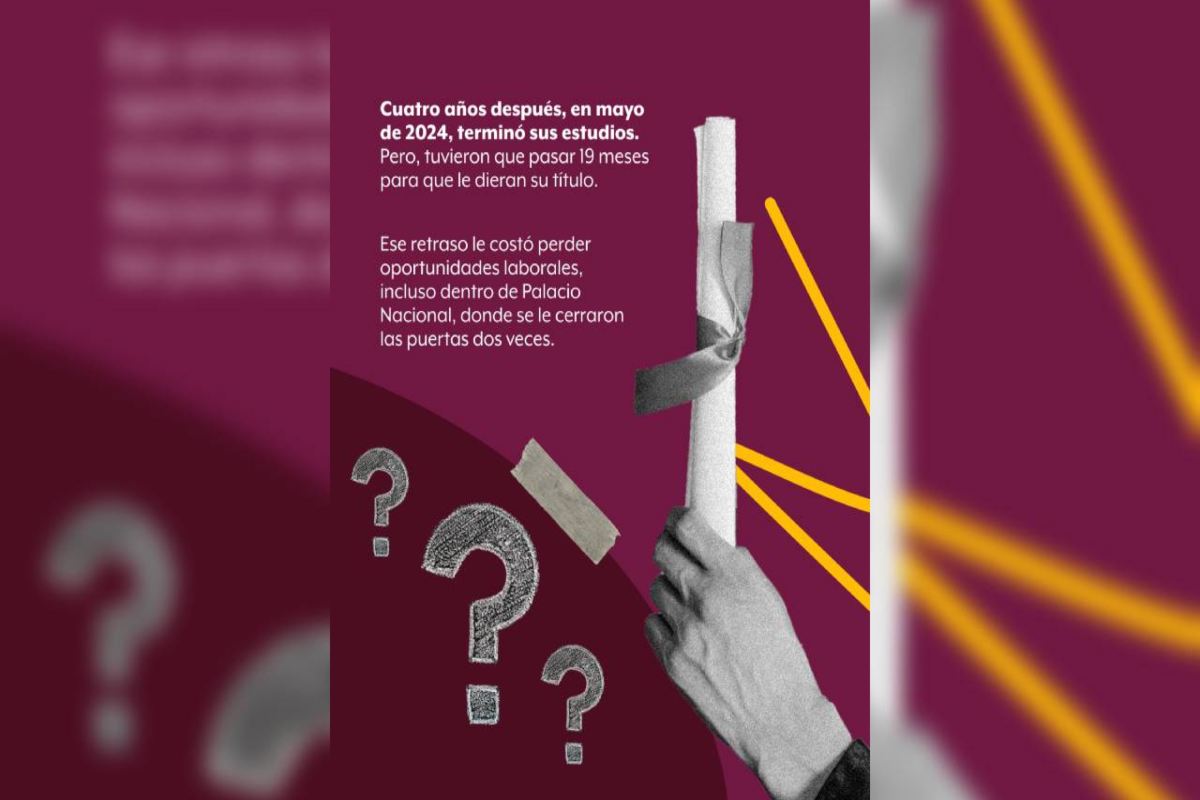 Egresados de la Universidad del Bienestar piden entrega y validación de sus títulos ante rezago