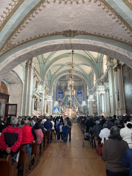 Iglesia del convento de San Miguel Arcángel, en Zinacantepec, Estado de México.