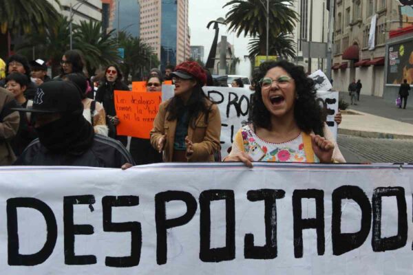 Marcha contra desalojos despojos gentrificación