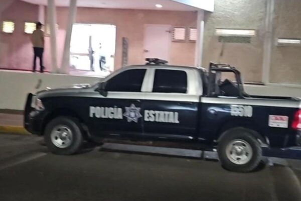 Policía estatal traslado heridos cajeme