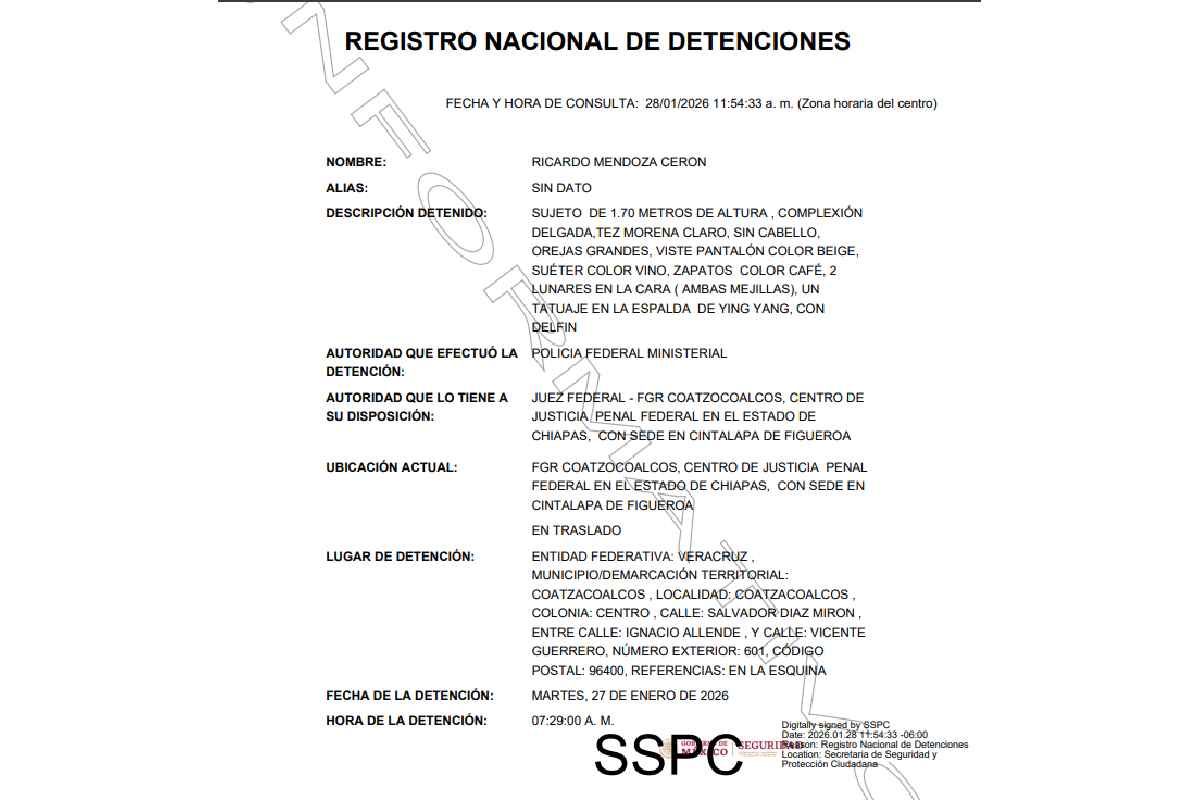 RND segundo implicado descarrilamiento tren interoceánico