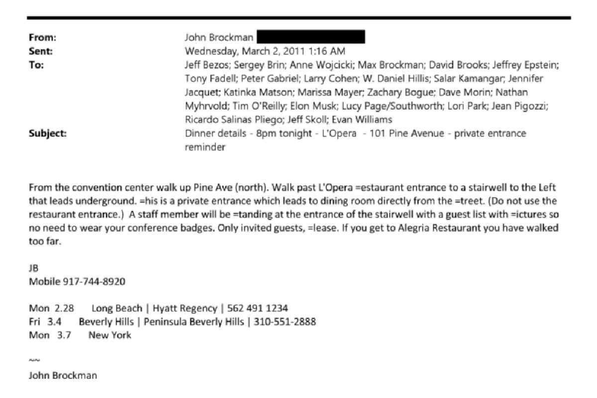 Salinas Pliego Jeffrey Epstein correos 2