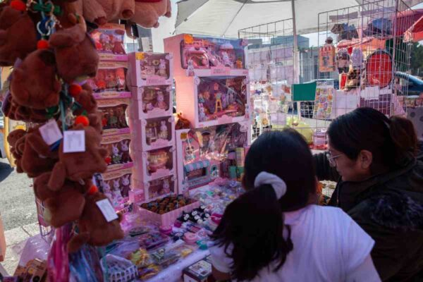 Venta de juguetes por el día de reyes