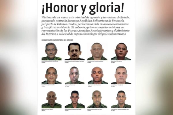 Víctimas cuba venezuela invasión eu