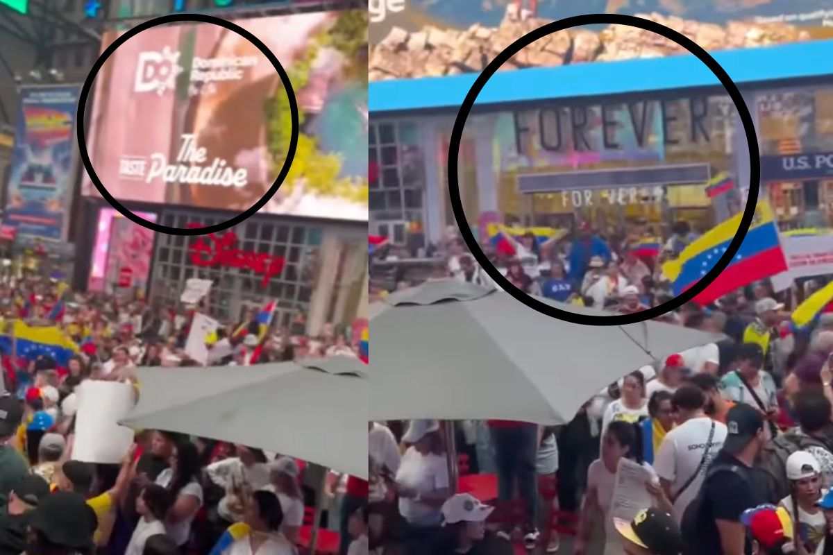 Contrario a lo que se asegura en redes sociales, este video no es de una celebración en la ciudad de Nueva York después de la captura de Nicolás Maduro, sino de una protesta en 2024. 