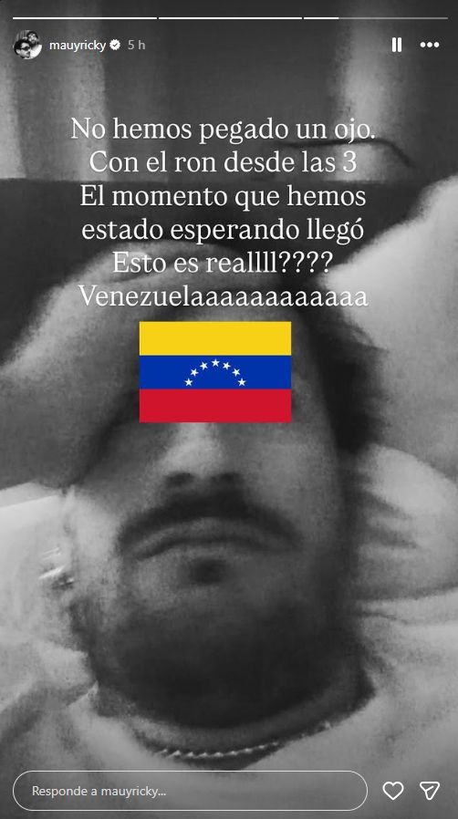Mau y Ricky Montaner reaccionan a la captura de Maduro