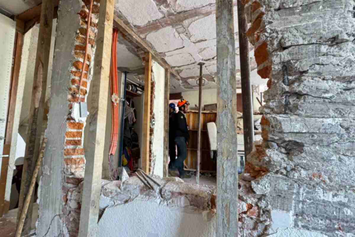 edificio dañado explosión Coyoacán