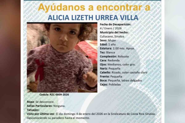 ficha búsqueda pequeña alicia lizeth urrea villa