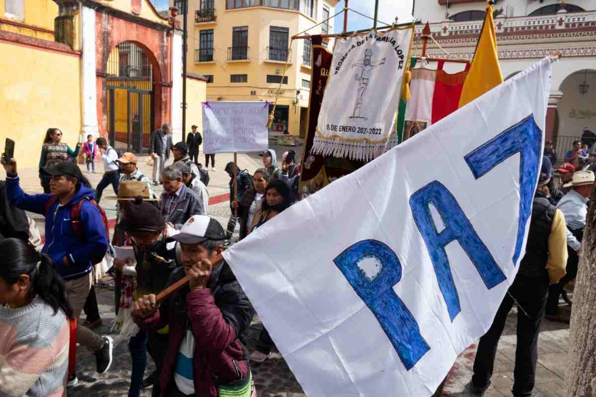 peregrinación Paz Chiapas asesinato padre marcelo