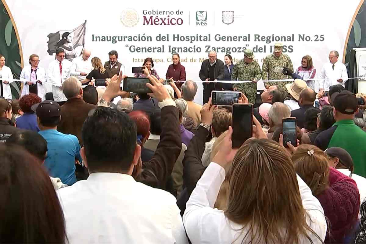 Sheinbaum inaugura Hospital del IMSS en Iztapalapa; en marzo inicia credencialización para servicio universal de salud