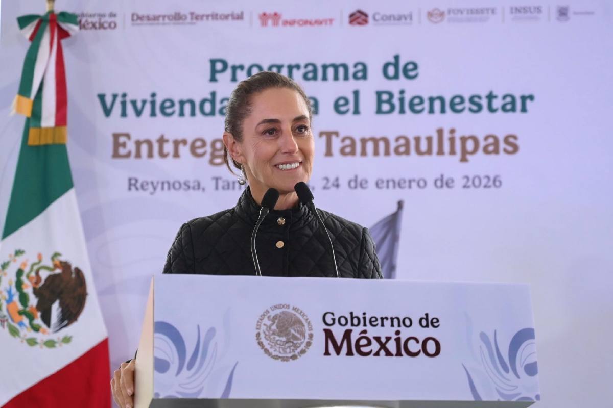 Sheinbaum destaca desde Tamaulipas que 1 billón de pesos se destinará a programas sociales en 2026