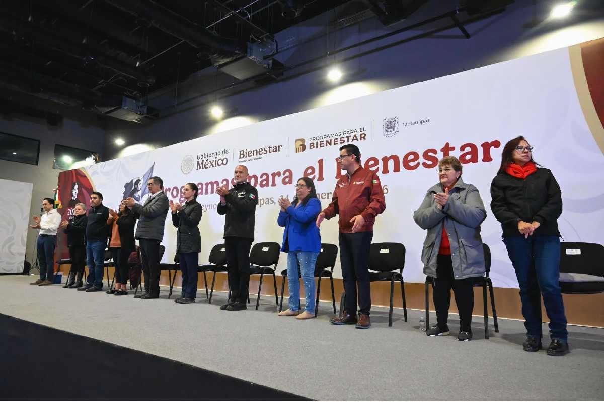 Sheinbaum destaca desde Tamaulipas que 1 billón de pesos se destinará a programas sociales en 2026