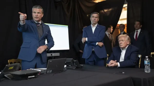 Trump supervisó personalmente la operación desde una sala en su residencia de Florida. Foto: Cuenta de Truth Social de Donald Trump. 