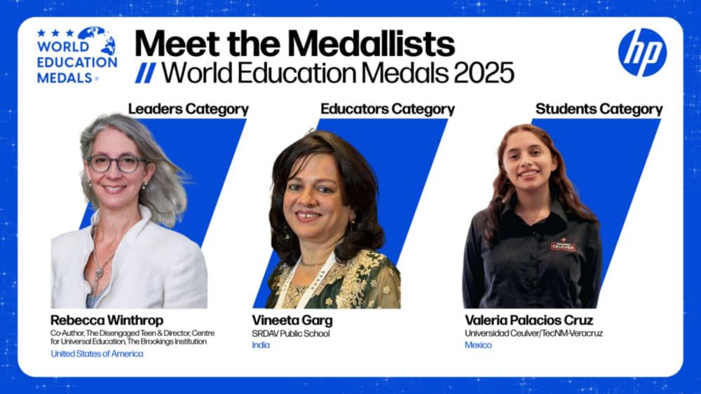 World Education Medal 2025 valeria palacios cruz