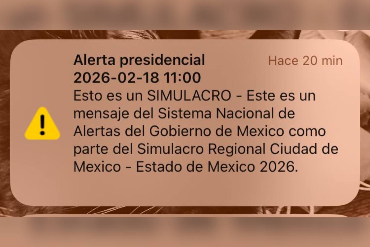 Alerta sísmica celular primer simulacro regional cdmx