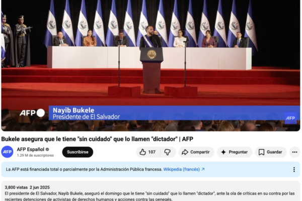 No existe ningún comunicado entre los presidentes Nayib Bukele y Donald Trump para informar sobre acciones militares en México. 