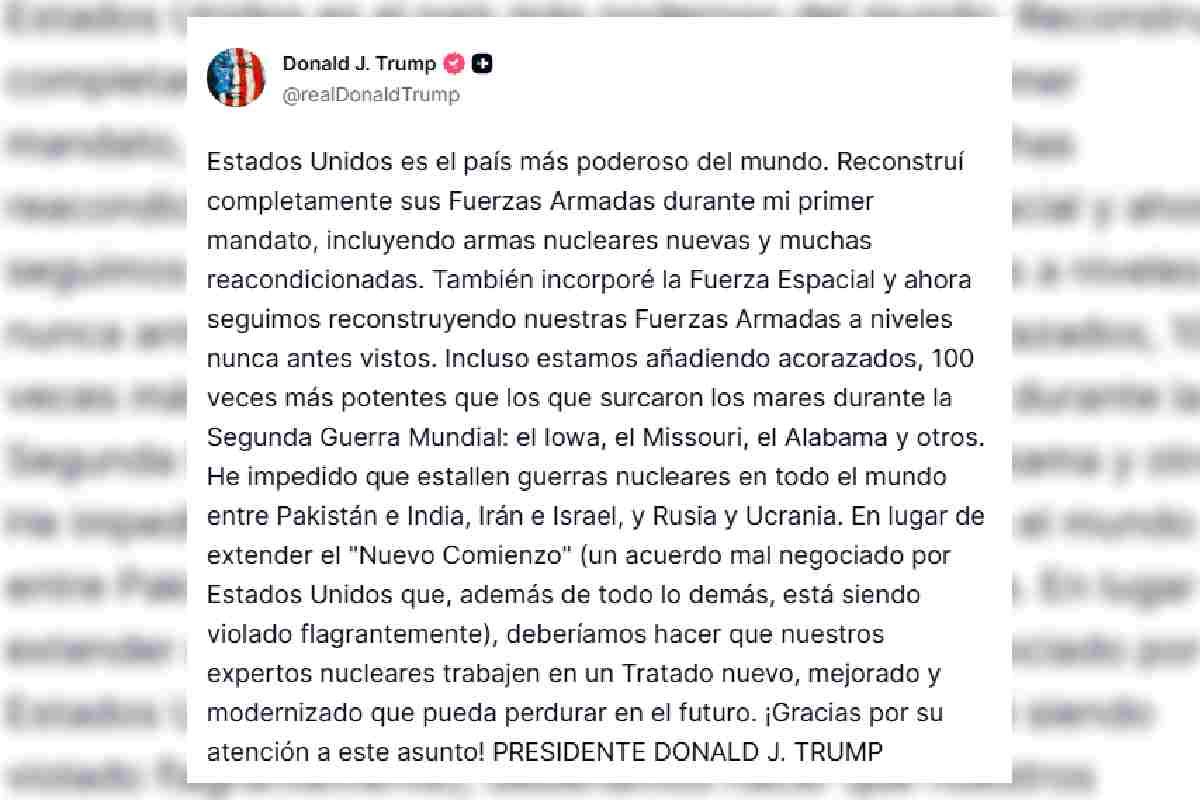 Donald Trump acuerdo nuclear Rusia