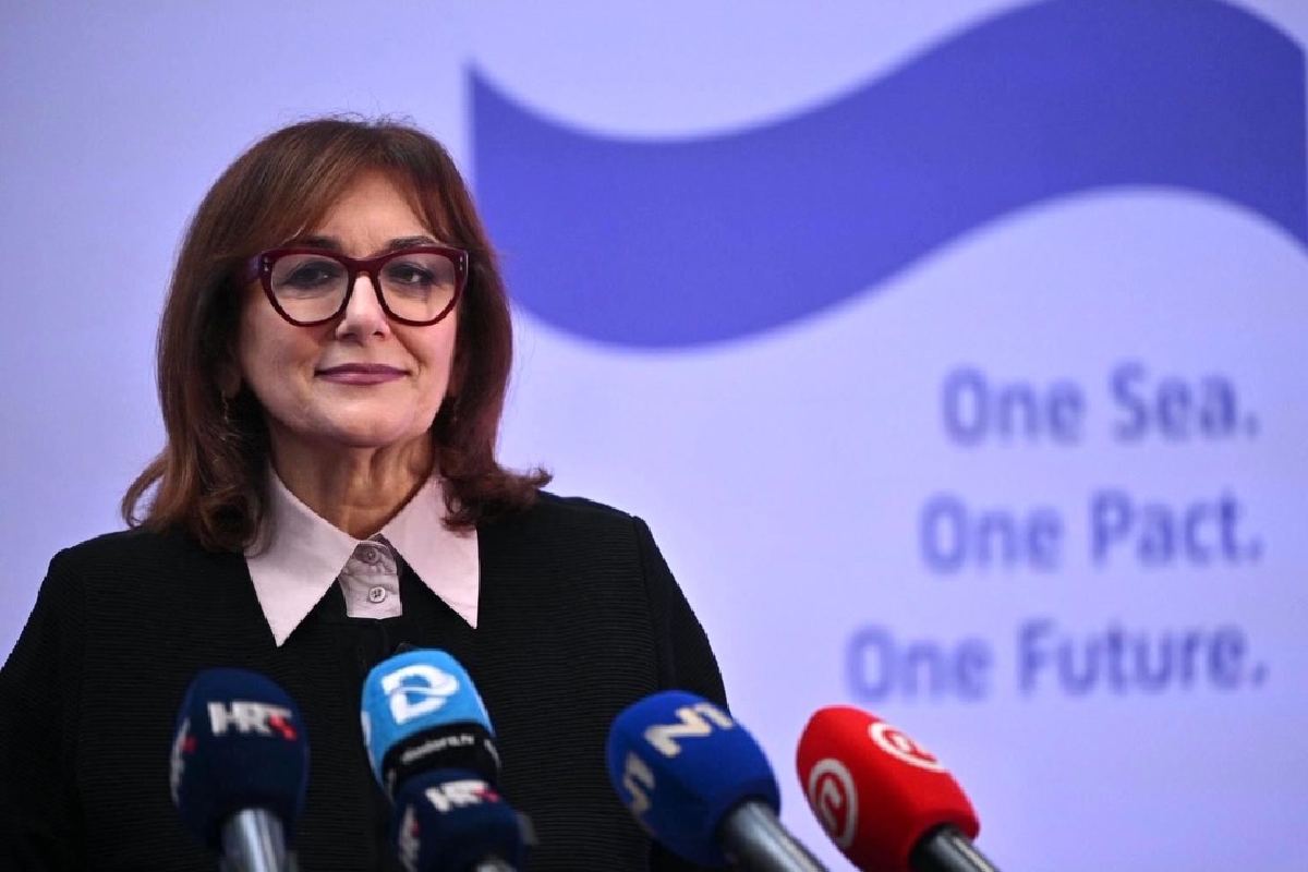 Dubravka Šuica, comisaria europea para el Mediterráneo,