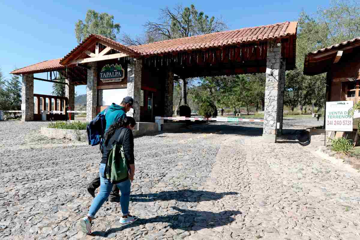 Entrada terrenos tapalpa el mencho