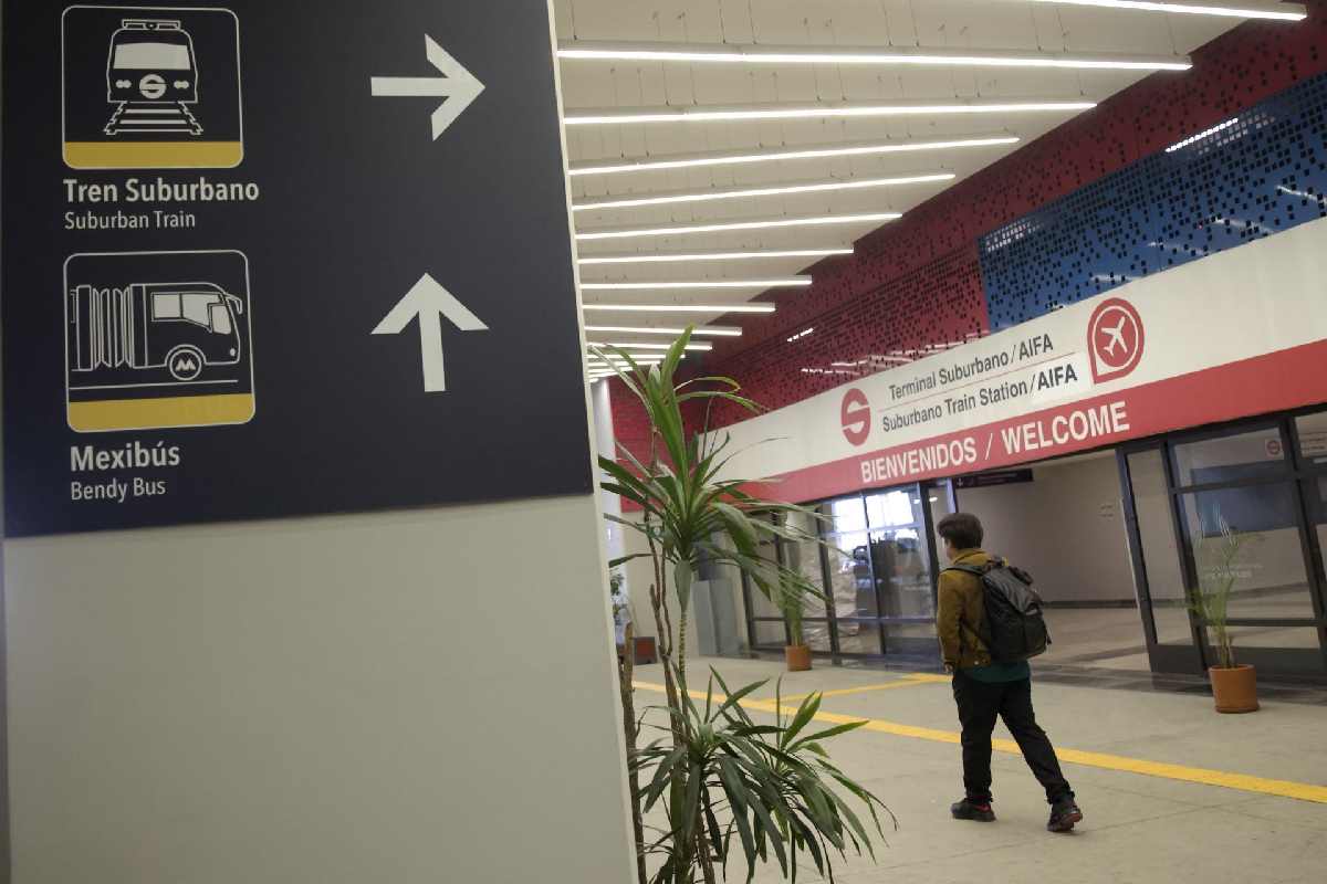 Estación tren suburbano aifa buenavista cdmx