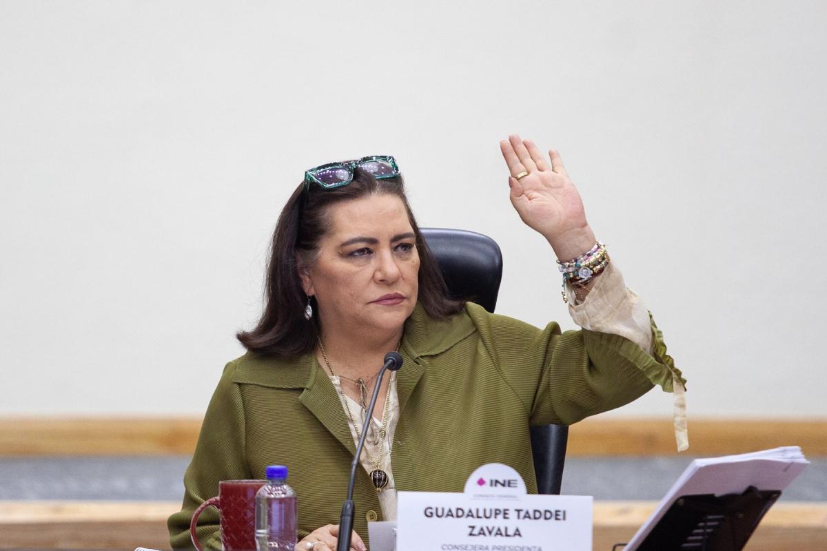 Guadalupe Taddei consejera presidenta del INE Sheinbaum