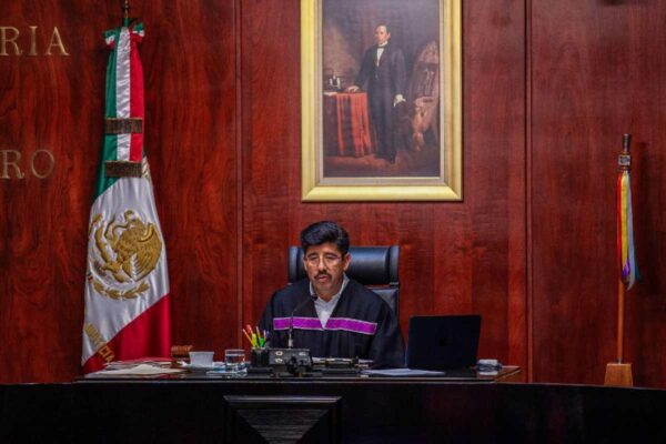 Hugo Aguilar, ministro presidente de la Corte