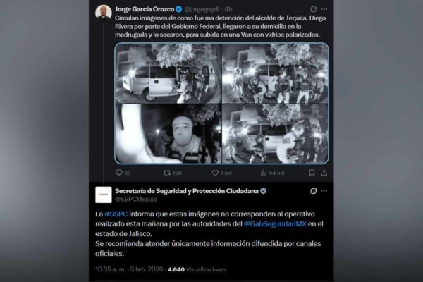 Imagen falsa operativo detención alcalde tequila jalisco