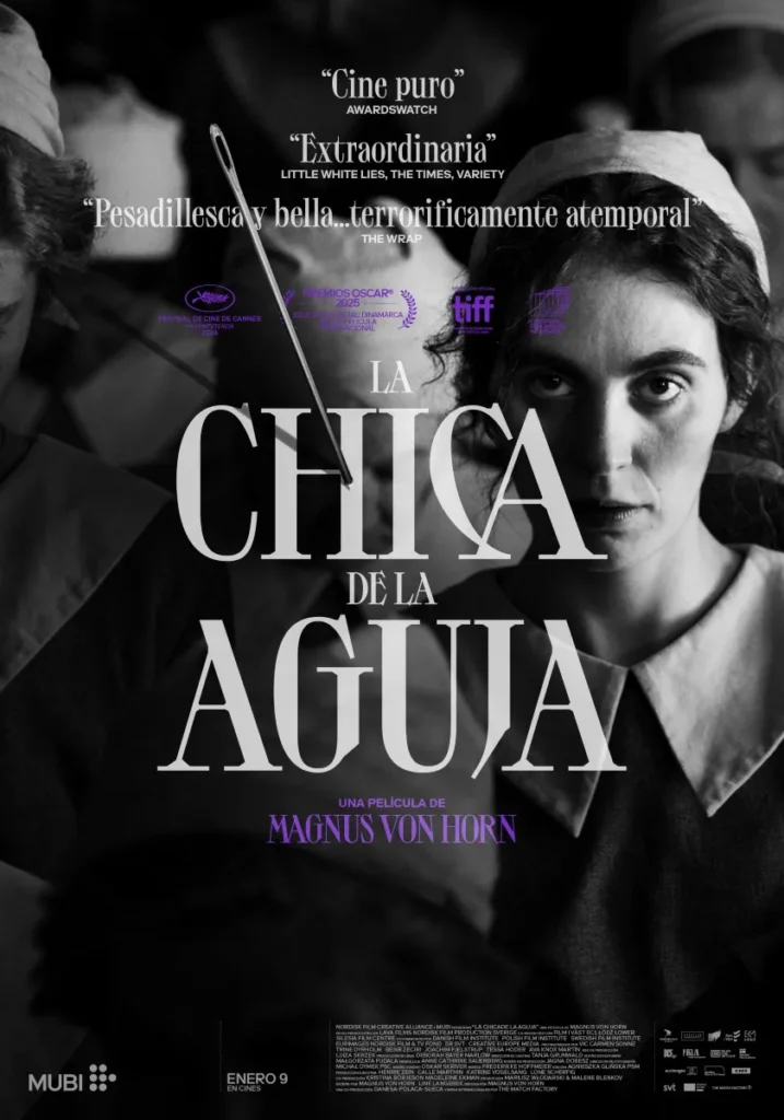 Póster de la película La chica de la aguja, del director Magnus von Horn.