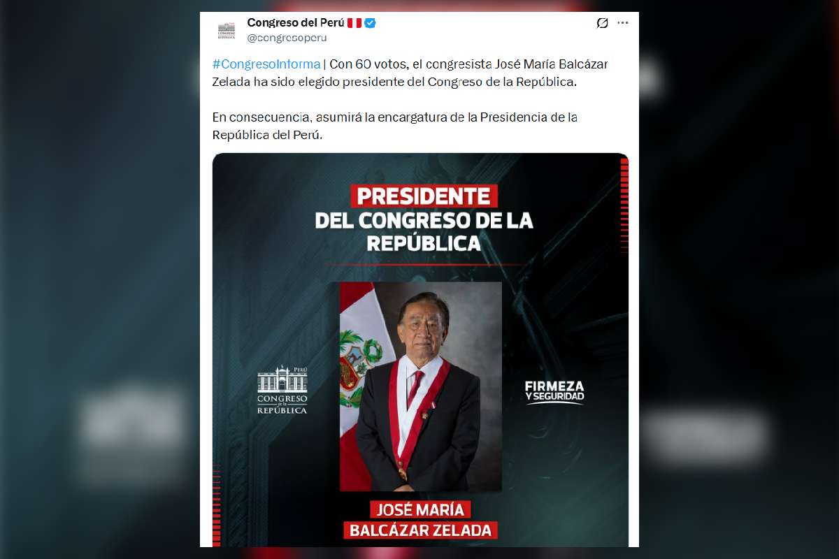 Perú presidente interino