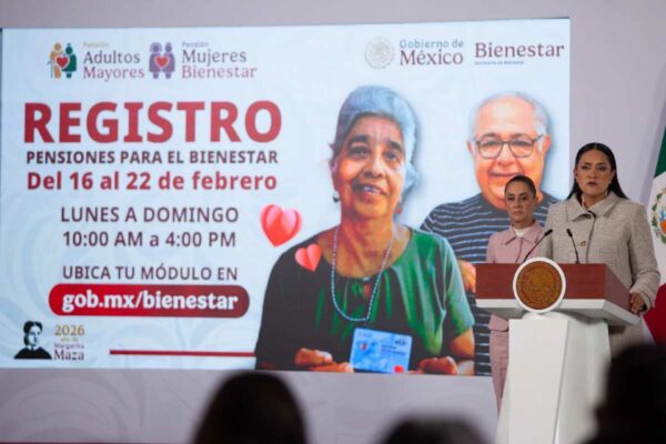 Registro pensión bienestar adultos mayores mujeres feberero