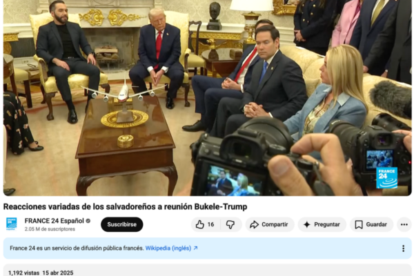 No existe ningún comunicado entre los presidentes Nayib Bukele y Donald Trump para informar sobre acciones militares en México.