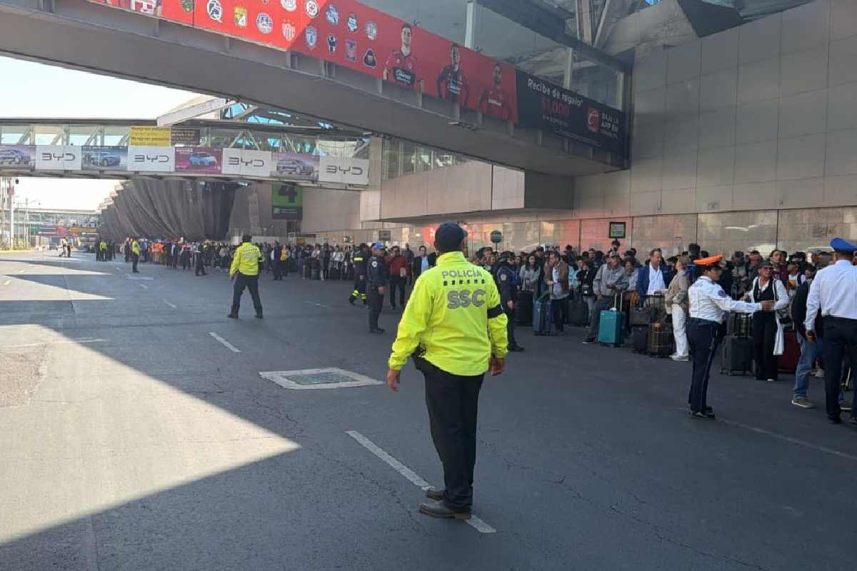 Simulacro 2026 evacuación aeropuerto cdmx
