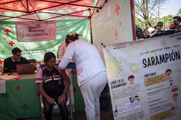 Vacunación contra el sarampión donde cuando