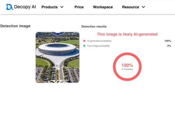 Fuente: Resultados de la herramienta Decopy AI.