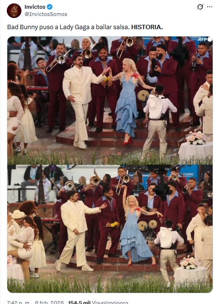 bad bunny super bowl 2026 memes lady gaga