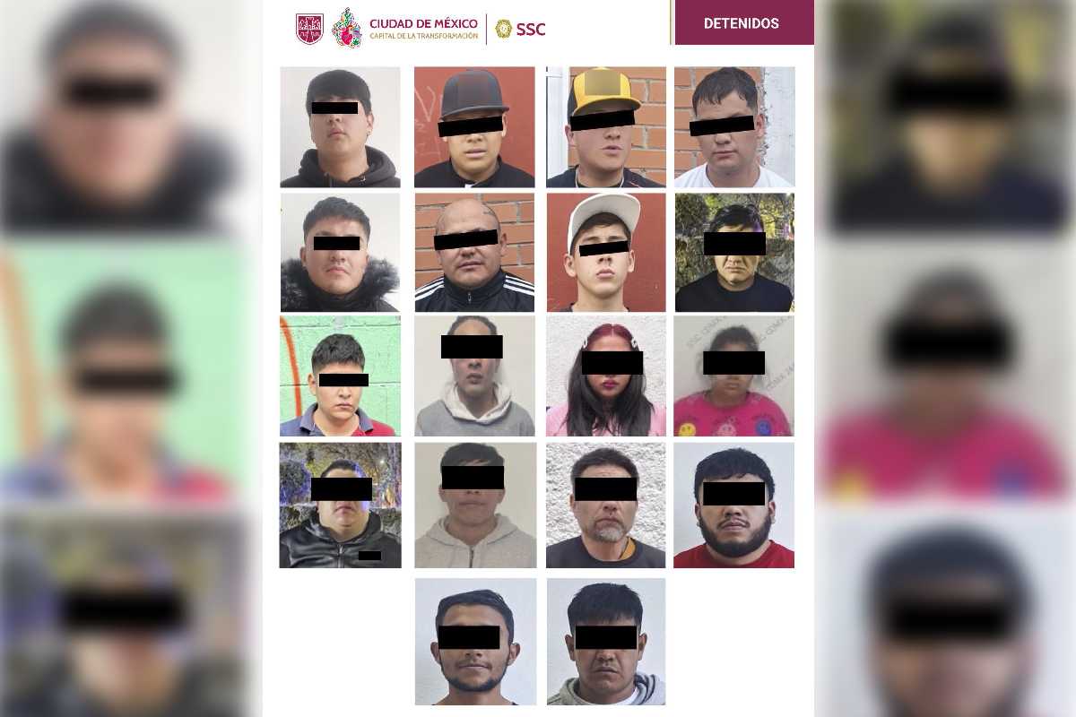 detenidos extorsión cdmx