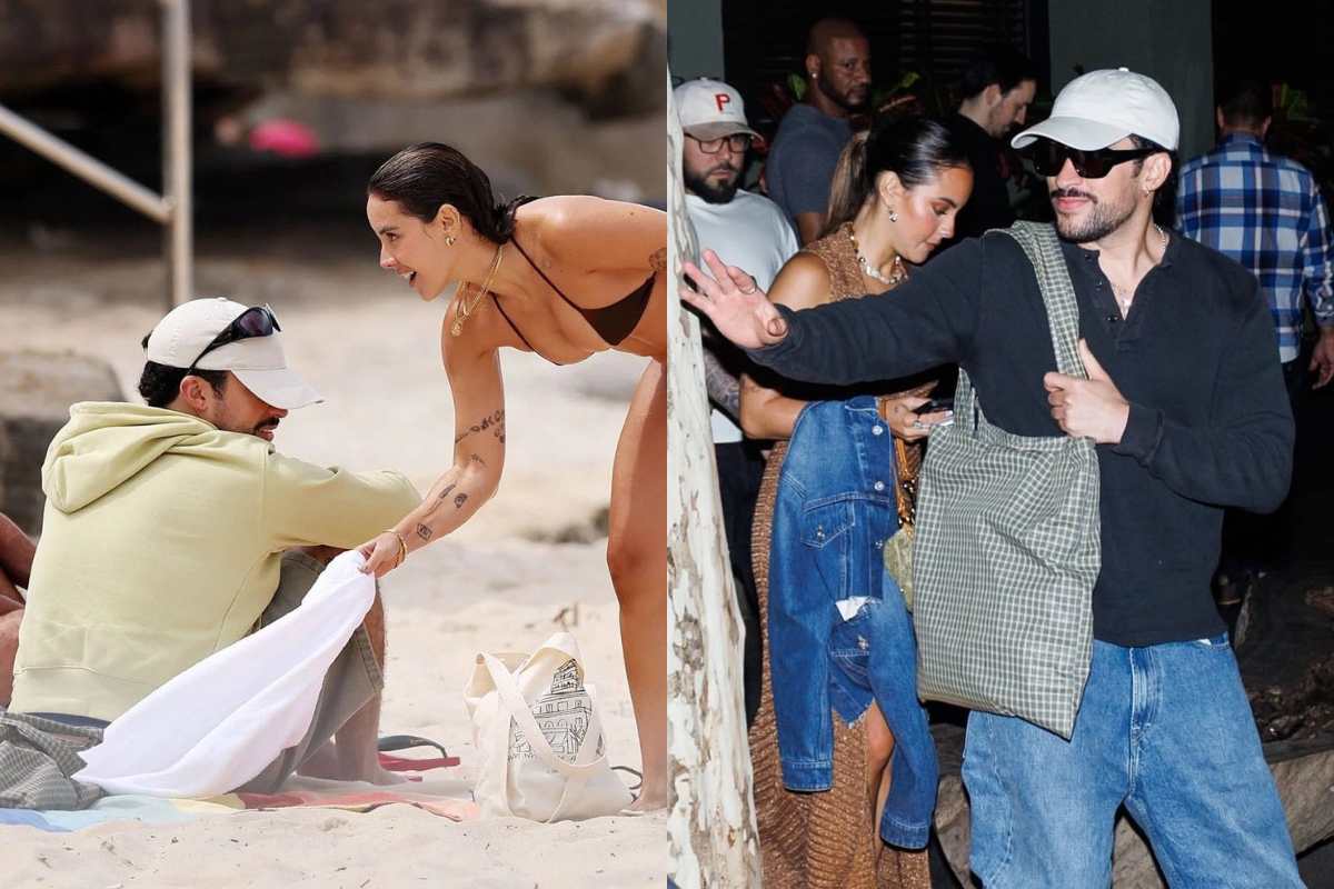 Gabriela Berlingeri y Bad Bunny.