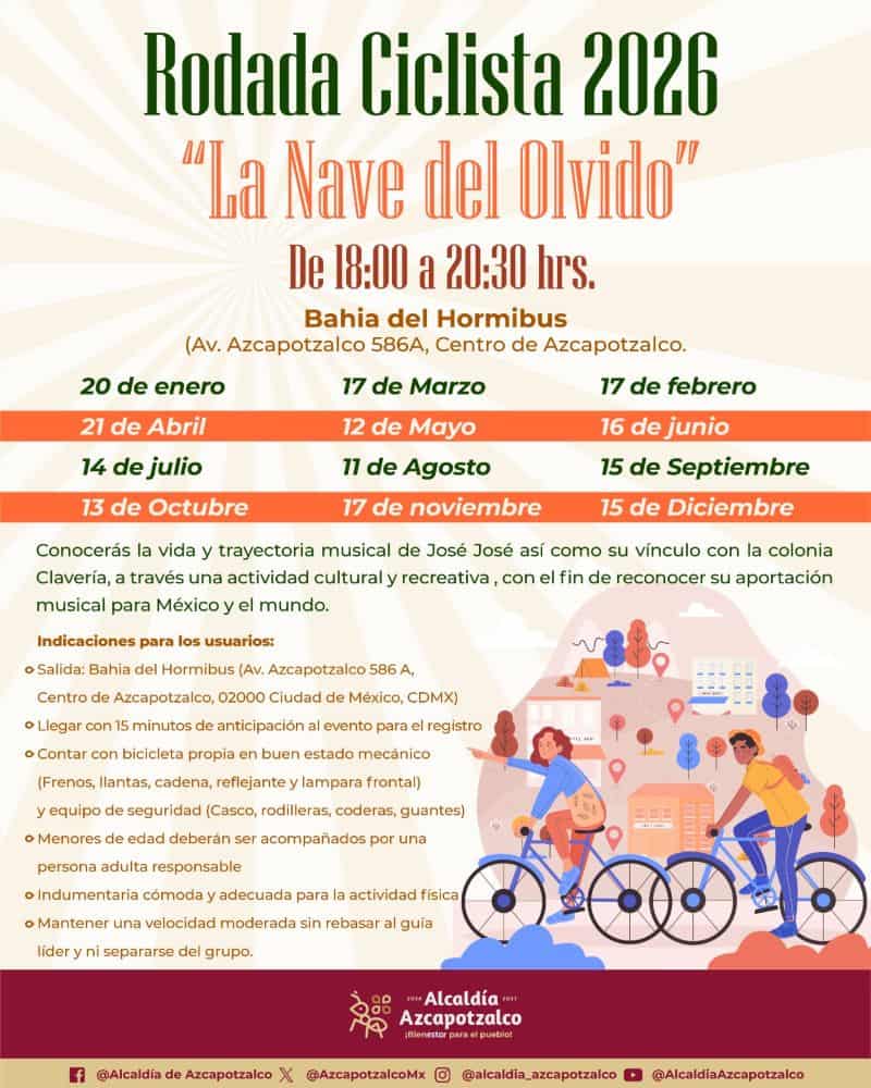 rodada ciclista la nave del olvido jose jose