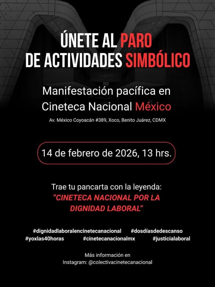 paro simbolico cineteca nacional